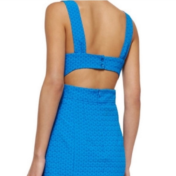 🆕 Nanette Lepore Rum Sizzling Sheath Midi Dress. Textured Fabric. NWOT - Picture 3 of 16